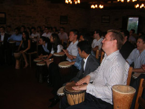 PriceWaterhouseCoopers Drumming Italian Village